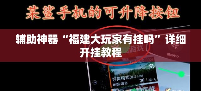 辅助神器“福建大玩家有挂吗”详细开挂教程