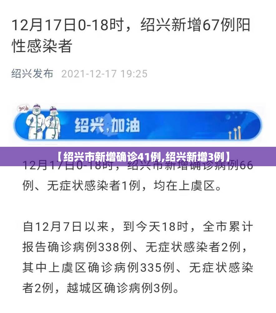 【绍兴市新增确诊41例,绍兴新增3例】