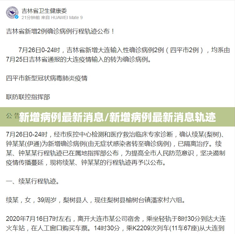 新增病例最新消息/新增病例最新消息轨迹 新增病例最新消息/新增病例最新消息轨迹