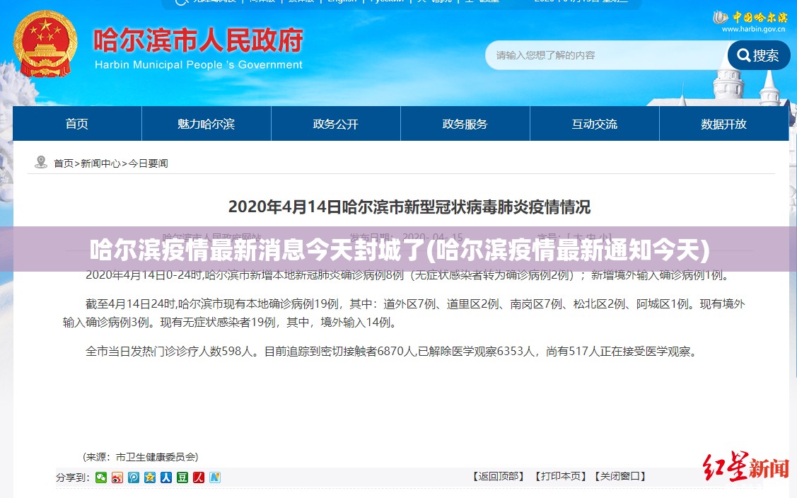 哈尔滨疫情最新消息今天封城了(哈尔滨疫情最新通知今天) 哈尔滨疫情最新消息今天封城了(哈尔滨疫情最新通知今天)