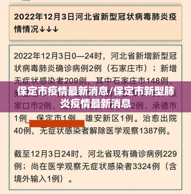 保定市疫情最新消息/保定市新型肺炎疫情最新消息 保定市疫情最新消息/保定市新型肺炎疫情最新消息