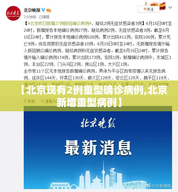 【北京现有2例重型确诊病例,北京新增重型病例】 【北京现有2例重型确诊病例,北京新增重型病例】