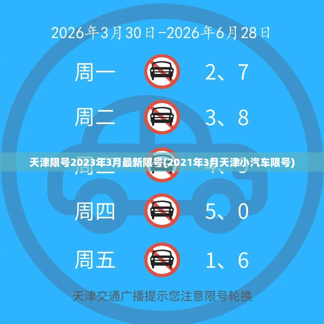 天津限号2023年3月最新限号(2021年3月天津小汽车限号) 天津限号2023年3月最新限号(2021年3月天津小汽车限号)