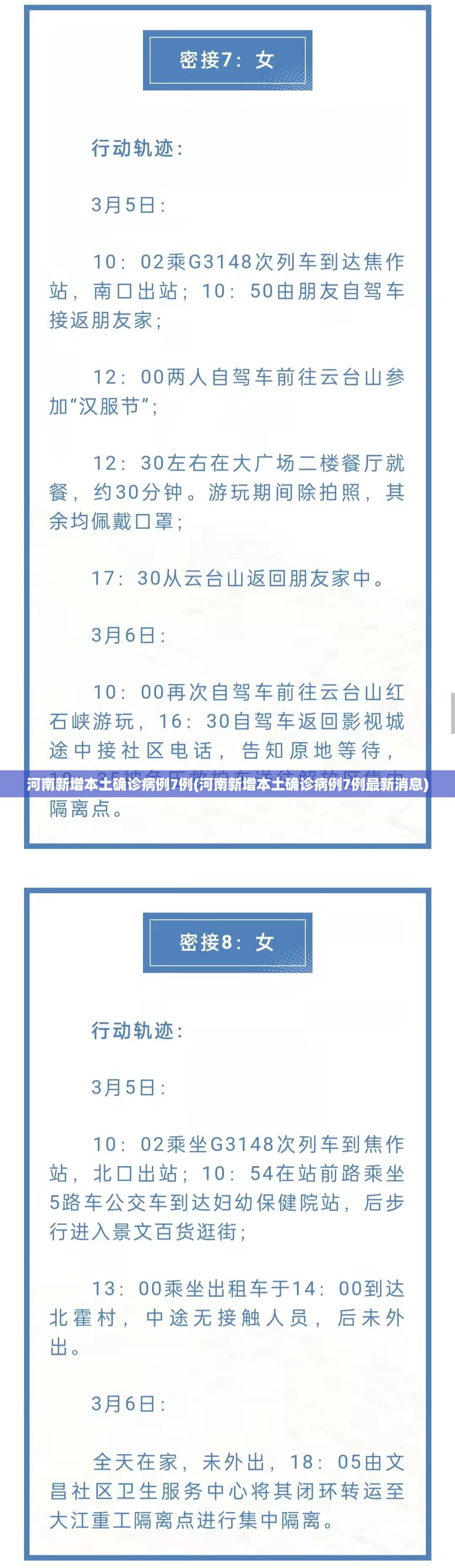 河南新增本土确诊病例7例(河南新增本土确诊病例7例最新消息)