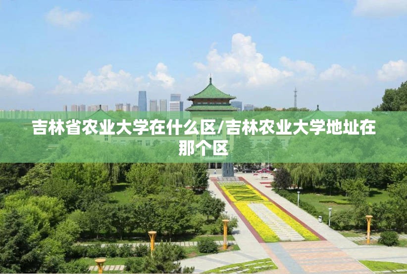 吉林省农业大学在什么区/吉林农业大学地址在那个区 吉林省农业大学在什么区/吉林农业大学地址在那个区