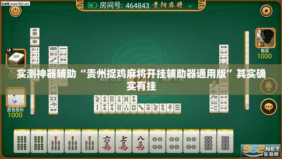 实测神器辅助“贵州捉鸡麻将开挂辅助器通用版”其实确实有挂