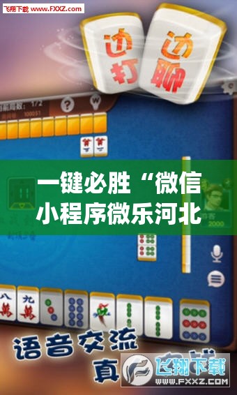 一键必胜“微信小程序微乐河北麻将外卦辅助软件下载”(透视挂)辅助下载教程
