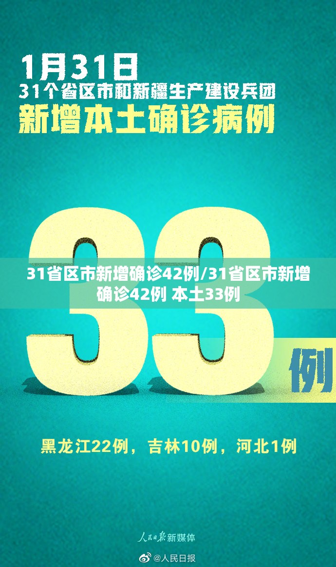 31省区市新增确诊42例/31省区市新增确诊42例 本土33例