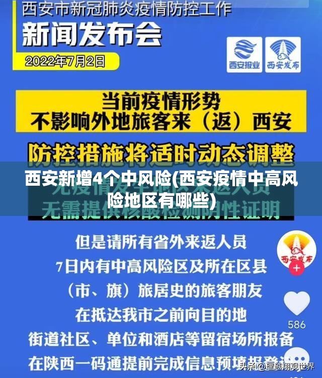 西安新增4个中风险(西安疫情中高风险地区有哪些)