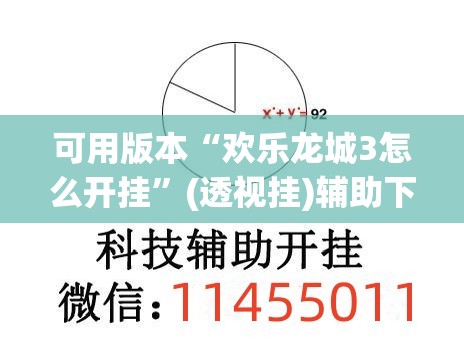 可用版本“欢乐龙城3怎么开挂”(透视挂)辅助下载教程