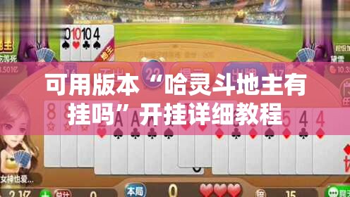 可用版本“哈灵斗地主有挂吗”开挂详细教程