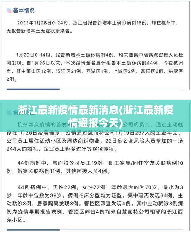 浙江最新疫情最新消息(浙江最新疫情通报今天) 浙江最新疫情最新消息(浙江最新疫情通报今天)