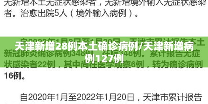 天津新增28例本土确诊病例/天津新增病例127例 天津新增28例本土确诊病例/天津新增病例127例