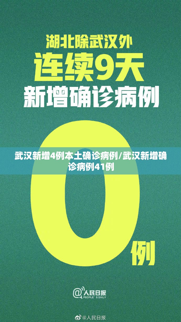 武汉新增4例本土确诊病例/武汉新增确诊病例41例 武汉新增4例本土确诊病例/武汉新增确诊病例41例
