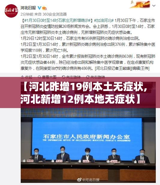【河北昨增19例本土无症状,河北新增12例本地无症状】 【河北昨增19例本土无症状,河北新增12例本地无症状】