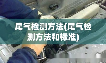 尾气检测方法(尾气检测方法和标准) 尾气检测方法(尾气检测方法和标准)