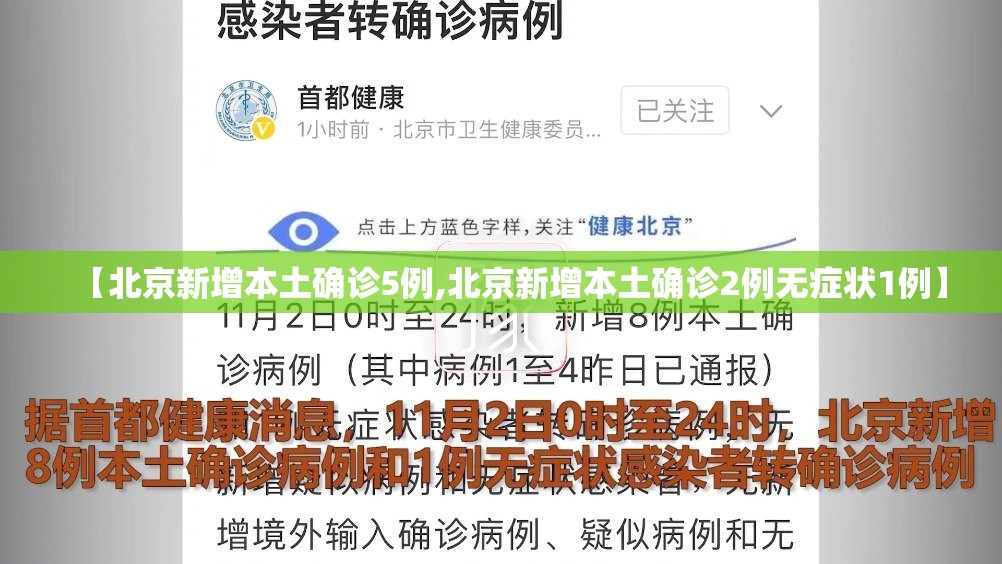 【北京新增本土确诊5例,北京新增本土确诊2例无症状1例】 【北京新增本土确诊5例,北京新增本土确诊2例无症状1例】