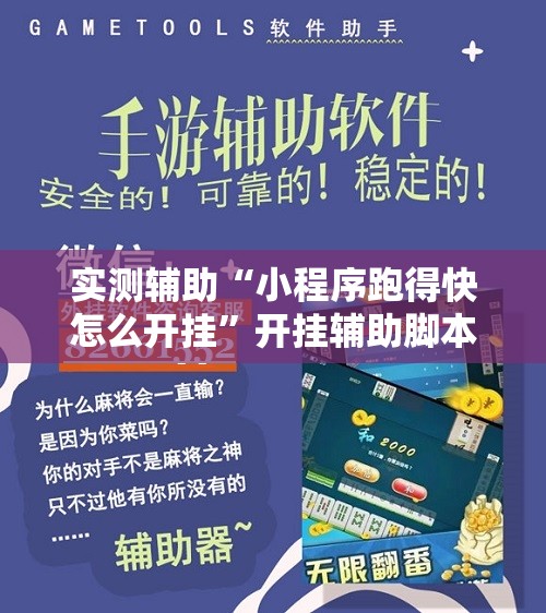 实测辅助“小程序跑得快怎么开挂”开挂辅助脚本+详细开挂安装教程
