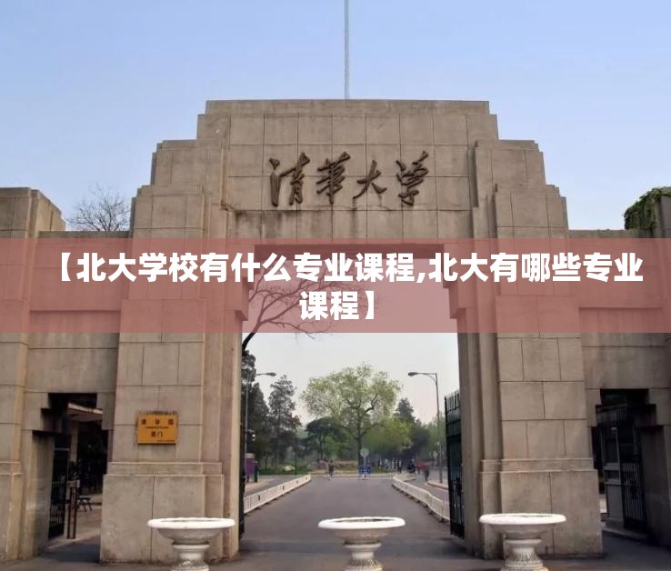 【北大学校有什么专业课程,北大有哪些专业课程】 【北大学校有什么专业课程,北大有哪些专业课程】