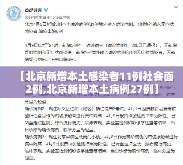 【北京新增本土感染者11例社会面2例,北京新增本土病例27例】 【北京新增本土感染者11例社会面2例,北京新增本土病例27例】