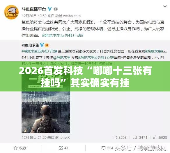 2026首发科技“嘟嘟十三张有挂吗”其实确实有挂