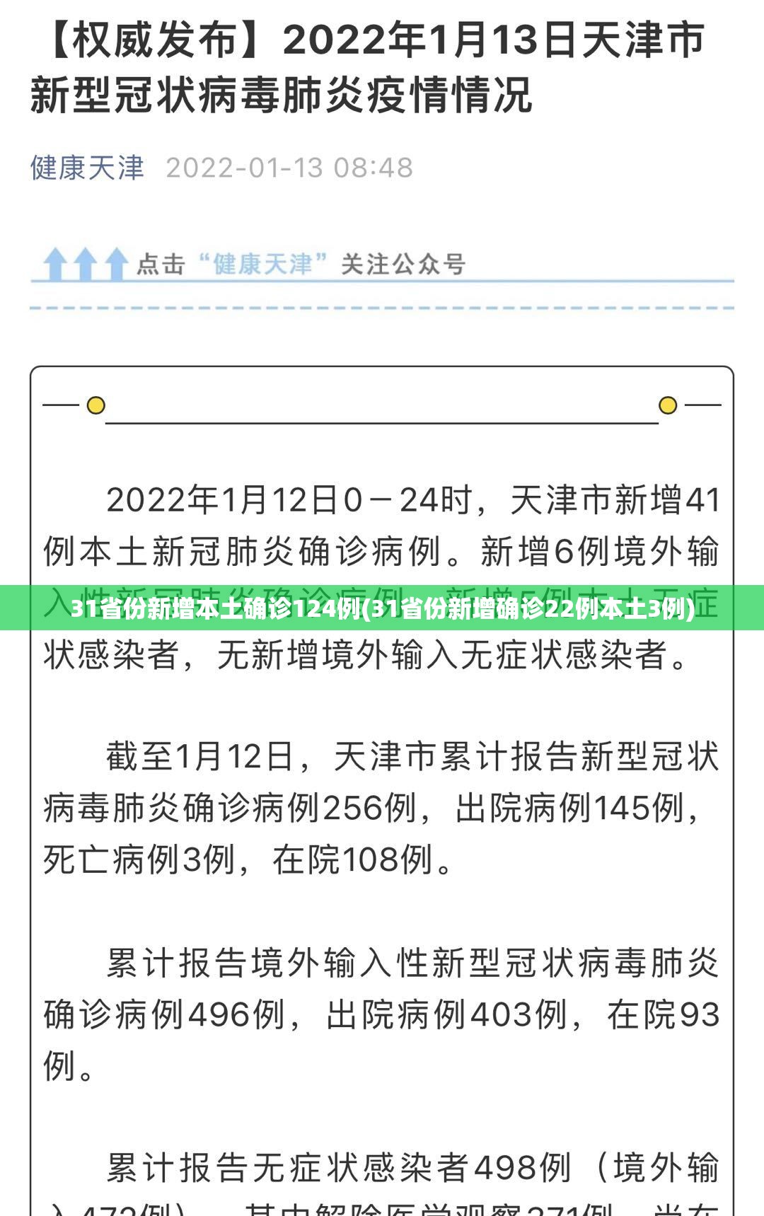 31省份新增本土确诊124例(31省份新增确诊22例本土3例) 31省份新增本土确诊124例(31省份新增确诊22例本土3例)