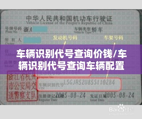 车辆识别代号查询价钱/车辆识别代号查询车辆配置