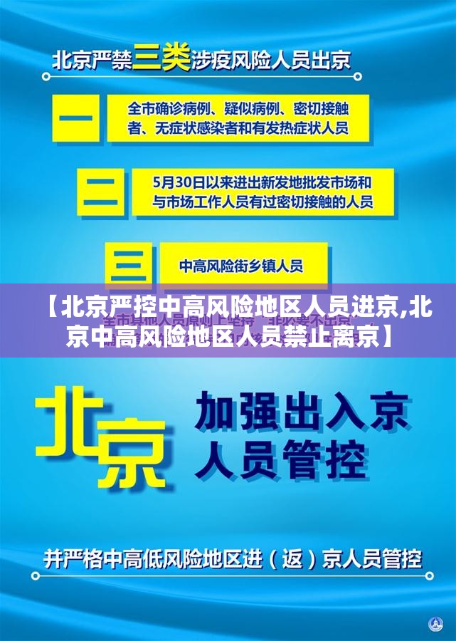 【北京严控中高风险地区人员进京,北京中高风险地区人员禁止离京】 【北京严控中高风险地区人员进京,北京中高风险地区人员禁止离京】