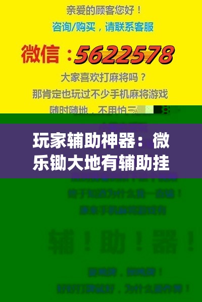 玩家辅助神器：微乐锄大地有辅助挂吗”(辅助神器)开挂详细教程