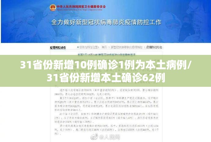 31省份新增10例确诊1例为本土病例/31省份新增本土确诊62例 31省份新增10例确诊1例为本土病例/31省份新增本土确诊62例