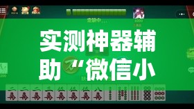 实测神器辅助“微信小程序微乐天津麻将怎么开挂”详细开挂教程