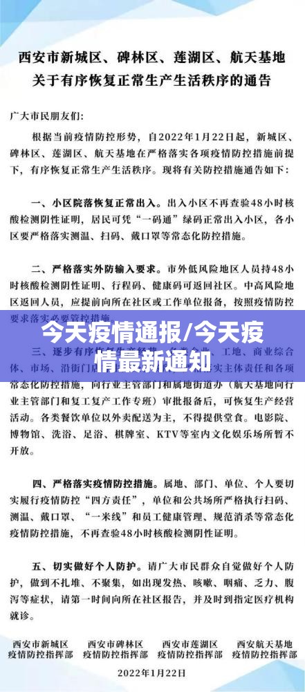 今天疫情通报/今天疫情最新通知
