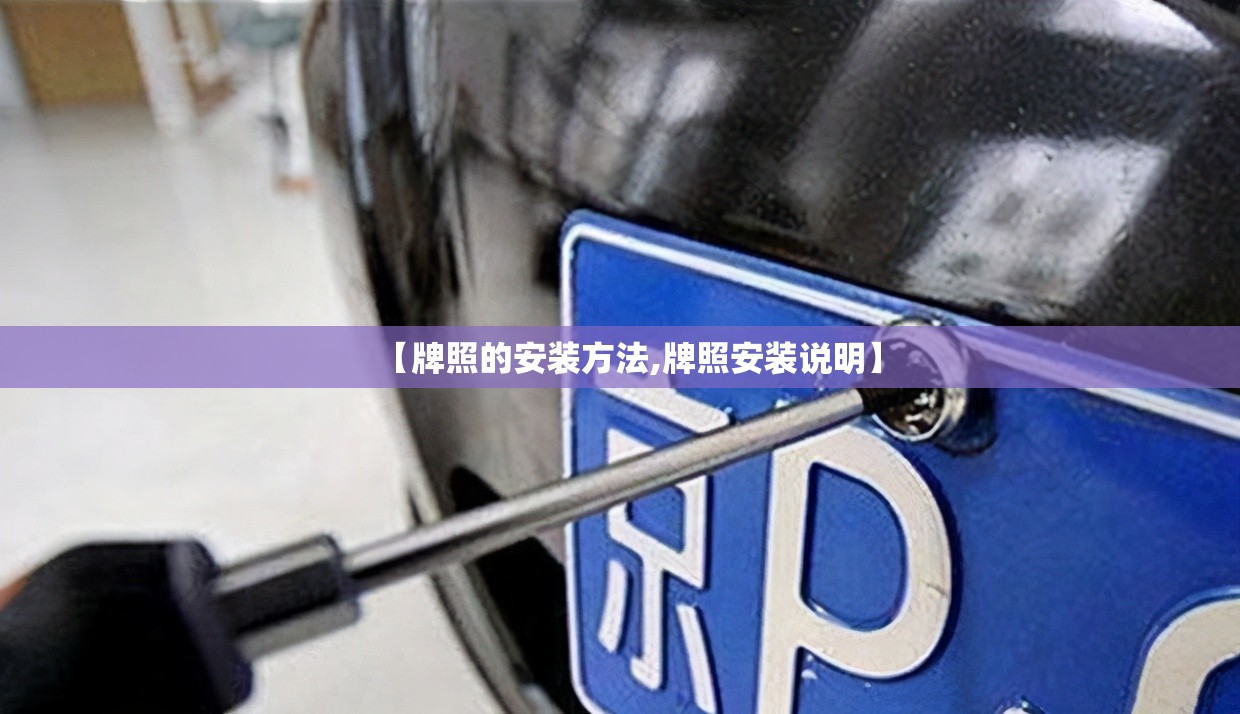 【牌照的安装方法,牌照安装说明】 【牌照的安装方法,牌照安装说明】