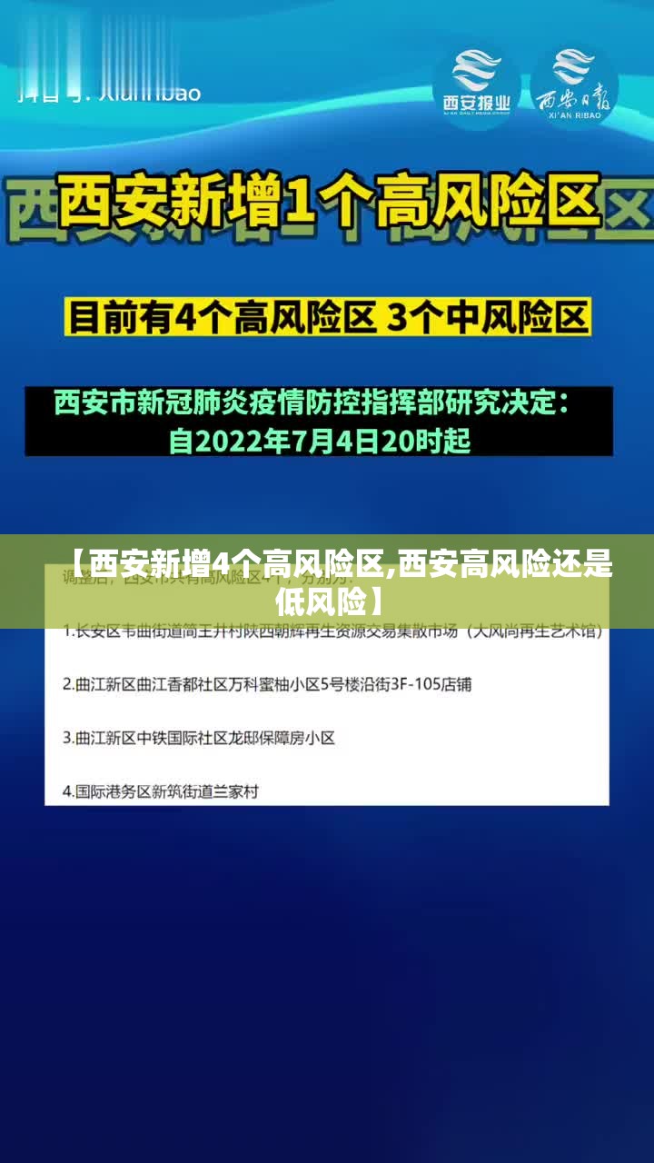 【西安新增4个高风险区,西安高风险还是低风险】 【西安新增4个高风险区,西安高风险还是低风险】