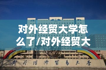对外经贸大学怎么了/对外经贸大学有多牛 对外经贸大学怎么了/对外经贸大学有多牛