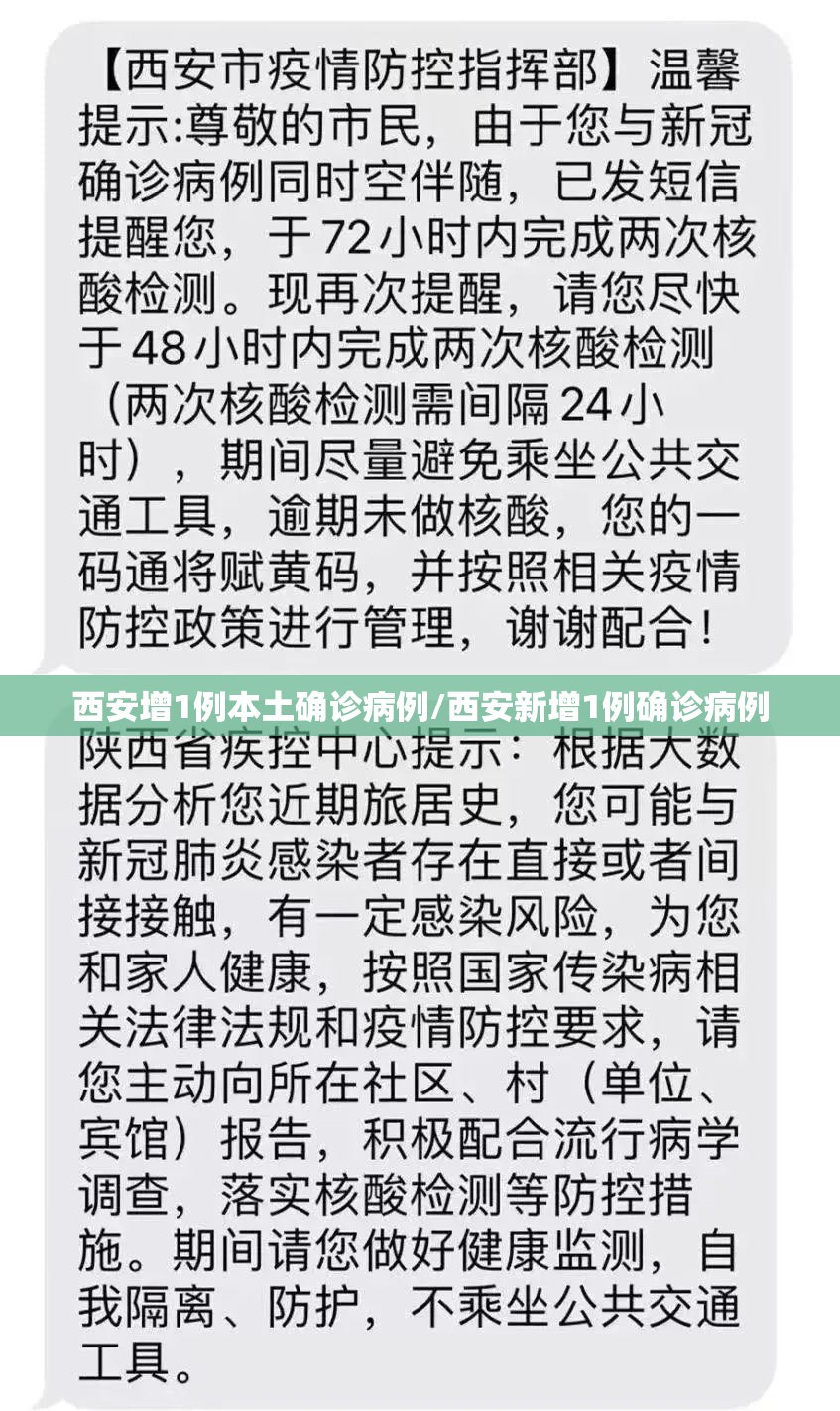 西安增1例本土确诊病例/西安新增1例确诊病例 西安增1例本土确诊病例/西安新增1例确诊病例