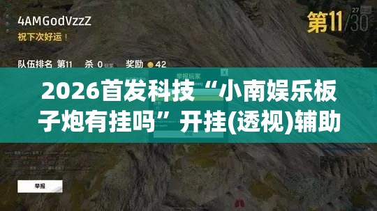 2026首发科技“小南娱乐板子炮有挂吗”开挂(透视)辅助教程