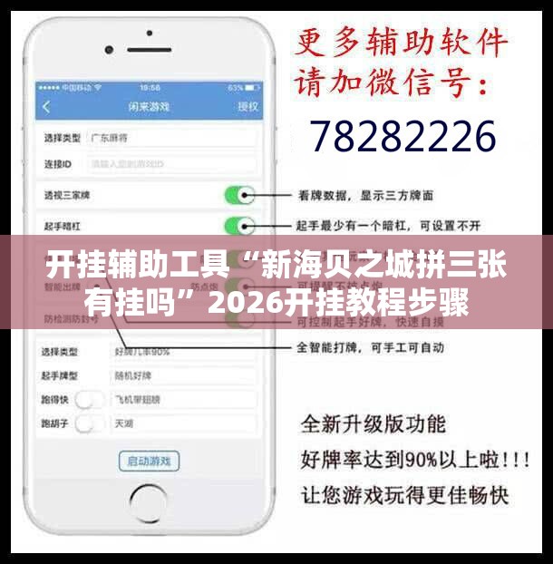 开挂辅助工具“新海贝之城拼三张有挂吗”2026开挂教程步骤