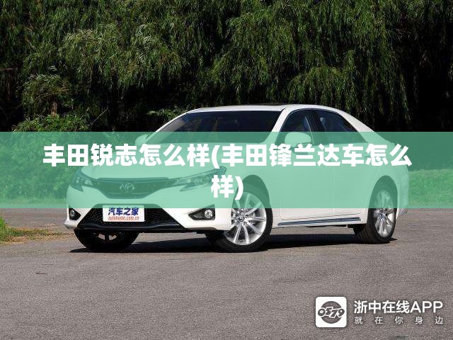 丰田锐志怎么样(丰田锋兰达车怎么样)