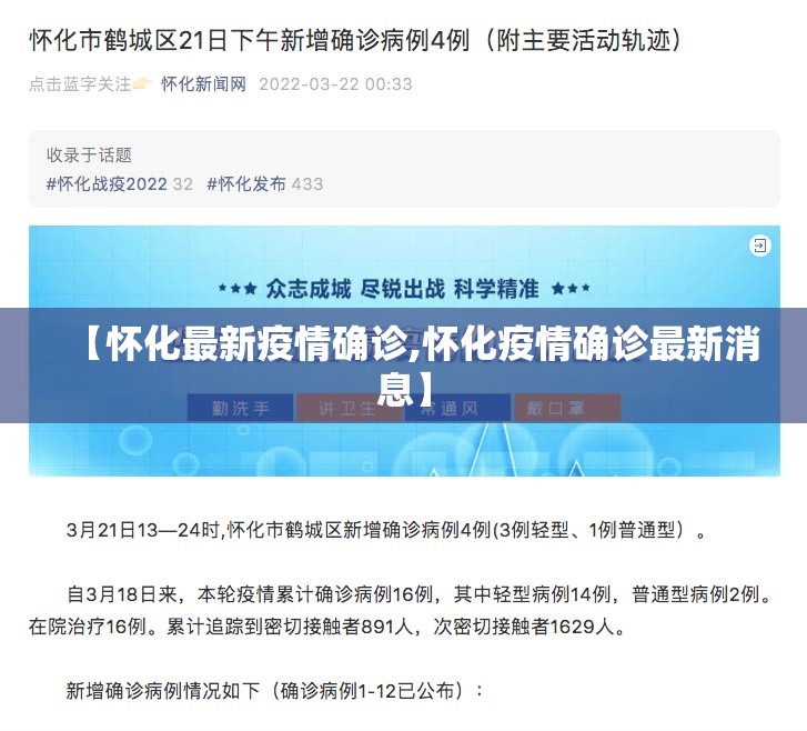 【怀化最新疫情确诊,怀化疫情确诊最新消息】