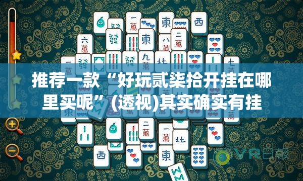 推荐一款“好玩贰柒拾开挂在哪里买呢”(透视)其实确实有挂