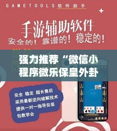 强力推荐“微信小程序微乐保皇外卦辅助软件下载”开挂(透视)最新辅助详细