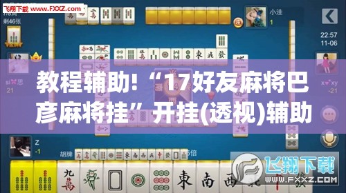 教程辅助!“17好友麻将巴彦麻将挂”开挂(透视)辅助教程