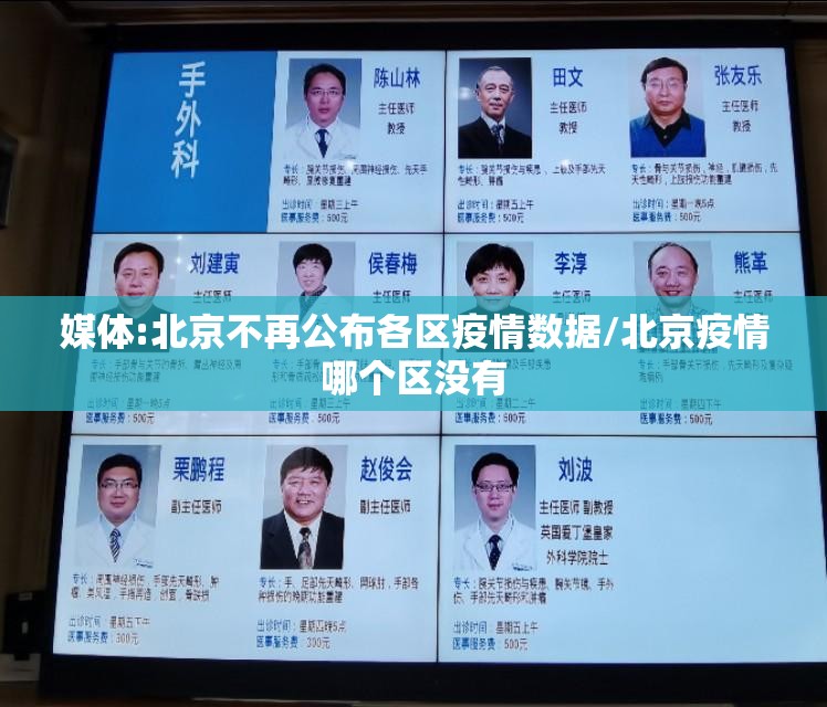 媒体:北京不再公布各区疫情数据/北京疫情哪个区没有 媒体:北京不再公布各区疫情数据/北京疫情哪个区没有