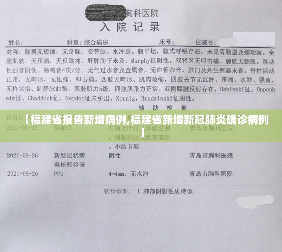 【福建省报告新增病例,福建省新增新冠肺炎确诊病例】 【福建省报告新增病例,福建省新增新冠肺炎确诊病例】