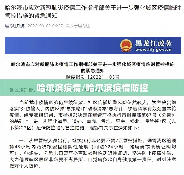 哈尔滨疫情/哈尔滨疫情防控 哈尔滨疫情/哈尔滨疫情防控