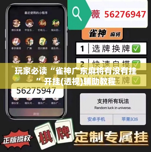玩家必读“雀神广东麻将有没有挂”开挂(透视)辅助教程