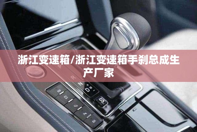浙江变速箱/浙江变速箱手刹总成生产厂家 浙江变速箱/浙江变速箱手刹总成生产厂家