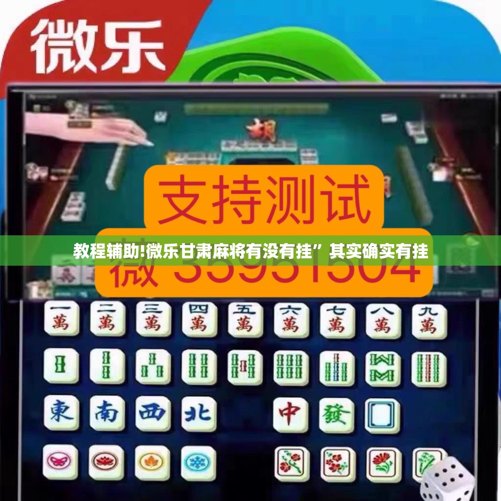 教程辅助!微乐甘肃麻将有没有挂”其实确实有挂