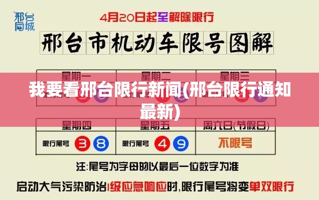 我要看邢台限行新闻(邢台限行通知最新)